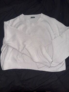 Men's Light Gray Crewneck Sweater